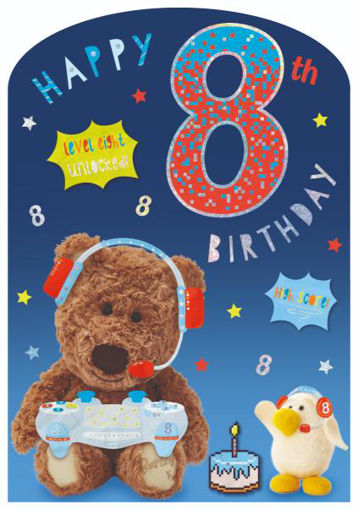 Picture of 8TH BIRTHDAY CARD